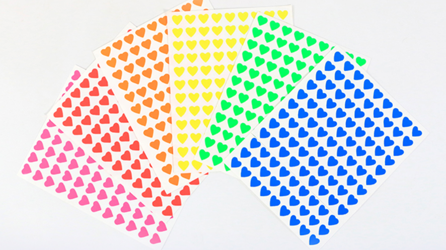 สติ๊กเกอร์หัวใจ PVC สะท้อนแสง HSKHT CROCO