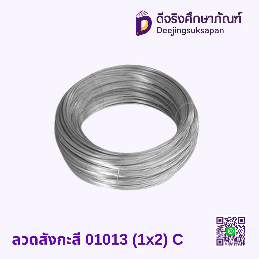 ลวดสังกะสี 01013 (1x2) C
