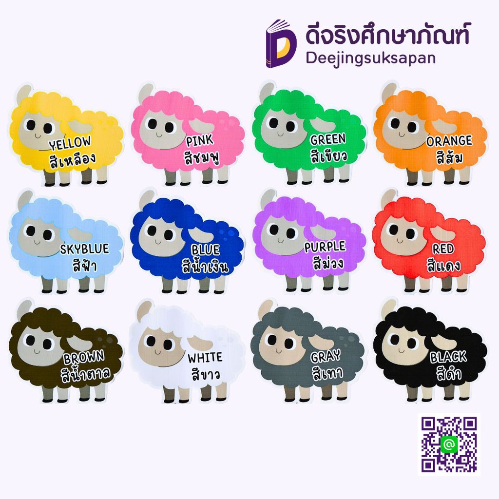 สื่อการสอน เรื่องสี 20x29 ซม. I PLAY