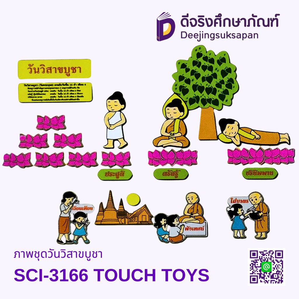 ภาพชุดวันวิสาขบูชา SCI-3166 TOUCH TOYS