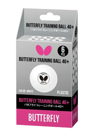 ลูกปิงปอง R40 (1x6) BUTTERFLY