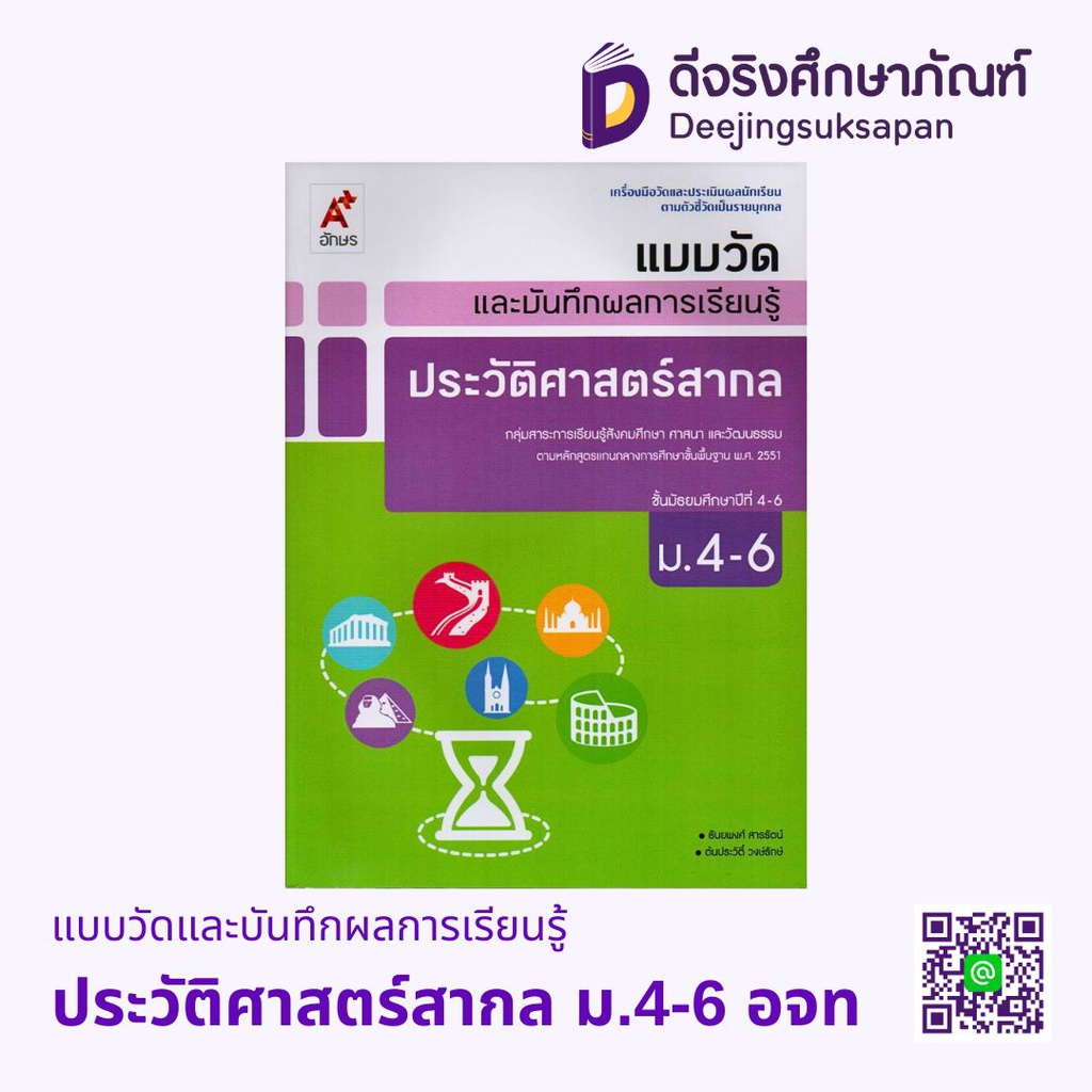 แบบวัดและบันทึกผลการเรียนรู้ ประวัติศาสตร์สากล อจท