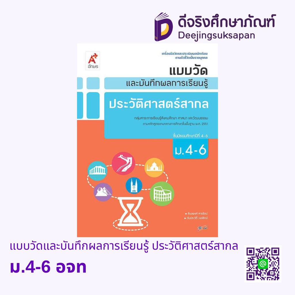แบบวัดและบันทึกผลการเรียนรู้ ประวัติศาสตร์สากล อจท