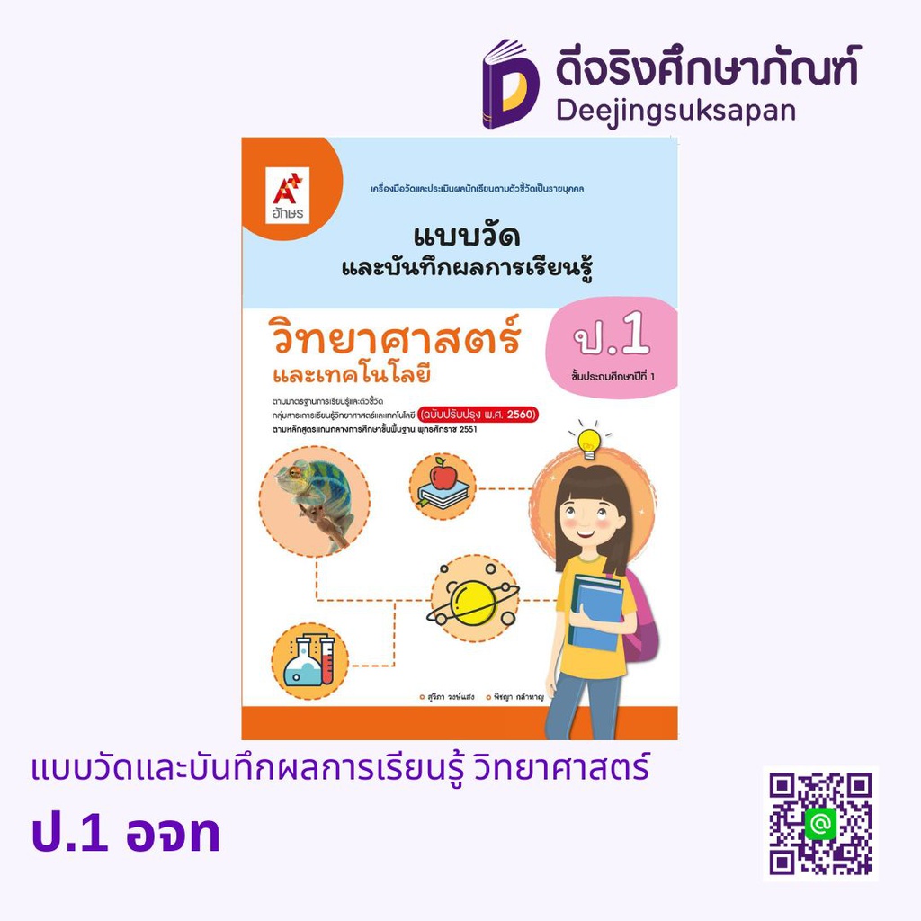 แบบวัดและประเมินผลการเรียนรู้ วิทยาศาสตร์และเทคโนโลยี อจท