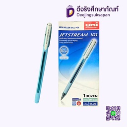 ปากกาลูกลื่น JETSTREAM SX-101FL-07 หมึกน้ำเงิน UNI