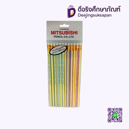 ดินสอดำ 12 แท่ง HB 2522 MITSUBISHI