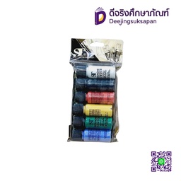 สีผง 10กรัม 6สี ชุดแม่สี ST