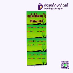 [P025] สื่อการสอน สระไอ ไม้มลาย (ไ) ที่นิยมใช้ 20x29 ซม. I PLAY