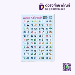 [PA003] สื่อการสอนฟิวเจอร์บอร์ด A3 ก-ฮ I PLAY