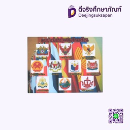 [AS008] สื่อการสอนฟิวเจอร์บอร์ด ตราประจำประเทศสมาชิกอาเซียน I PLAY