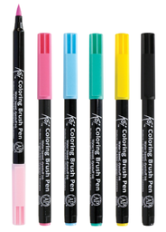 ปากกาพู่กัน KOI XBR SAKURA