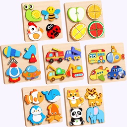 [10033] จิ๊กซอว์ไม้ 3D 18x18 ซม.