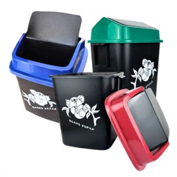 ถังขยะเหลี่ยม สีดำ #9859 SN